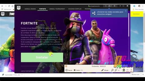 Como Instalar Fortnite Para Pc Youtube