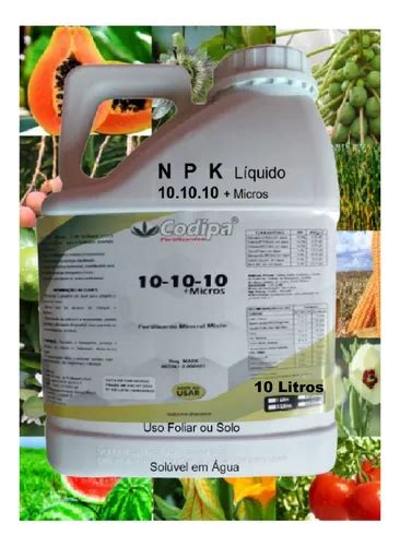 Fertilizante L Quido Concentrado Completo Npk Micros L Mercadolibre