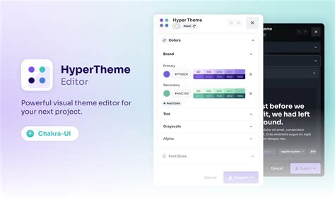 Hypertheme Editor Powerful Visual Theme Editor For Your Next Chakra