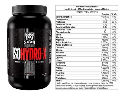 Whey Protein Isolado Iso Hydro x 907gr Integralmédica Mercado Livre