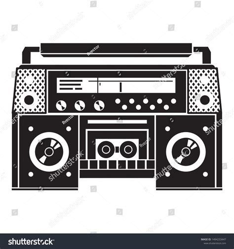 Boombox Silhouette