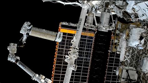 Nasa Astronauts Completed Over Hour Solar Array Installation During A