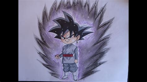 Drawing Goku Black Chibi Youtube