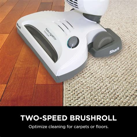 Shark SV1106 Navigator Freestyle Upright Bagless Cordless Stick Vacuum For Carpet, White/Grey