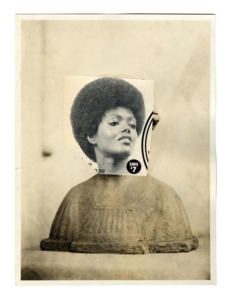 Lorna Simpson Commemorative Bust 2016 Simpsons Art Collage Art