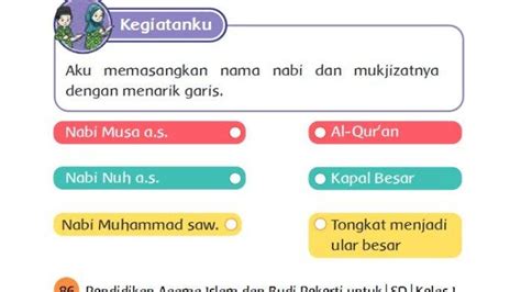 Kunci Jawaban PAI Kelas 1 Halaman 86 87 Kurikulum Merdeka Memasangkan