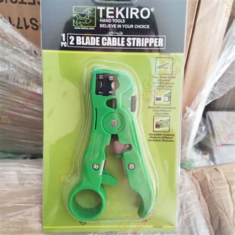 Jual Tekiro 2 Blade Cable Stripper Gunting Kabel Pisau Cutter Potong