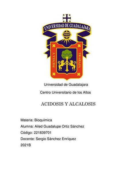 Acidosis Y Alcalosis Ailed Ortiz UDocz