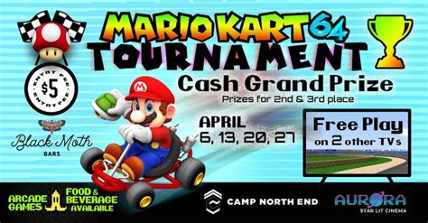 Mario Kart 64 Tournament at Camp North End - Charlotte On The Cheap