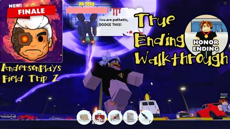 Andersonplays Roblox Field Trip Z Finale True Ending Honor Ending