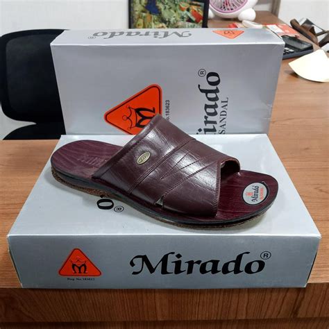 Jual Mirado 510 Sandal Slide Pria Kulit Asli Classic Series Sandal Pria