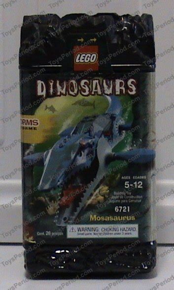 LEGO 6721 Mosasaurus Instructions and Parts List