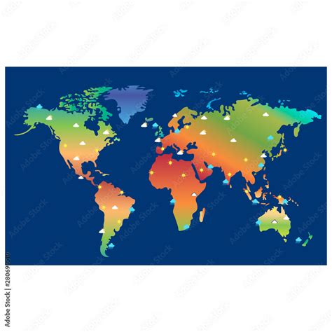 weather map of the world. the weather in the world. precipitation map ...