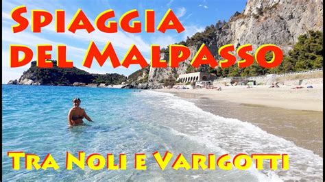 Spiaggia Del Malpasso O Baia Dei Saraceni Liguria Youtube