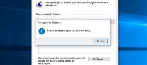 Como Ativar E Criar Um Ponto De Restaura O No Windows Dicas E