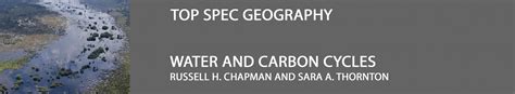 Top Spec Geography Water And Carbon Cycles Geographical Association