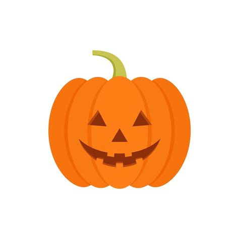 Premium Vector Halloween Pumpkin Icon Vector Illustration Autumn Symbol Flat Design