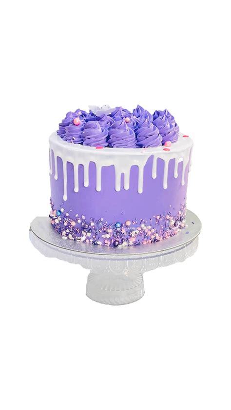 Purple Drip Cake Fabcakes