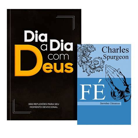 Devocional Dia A Dia Com Spurgeon - Kit Devocional Dia a Dia com Deus + Fé Charles Spurgeon