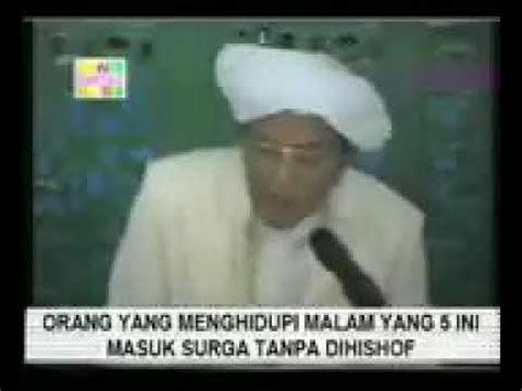 Abah Guru Sekumpul Keutamaan Malam Nisfu Sya Ban Youtube