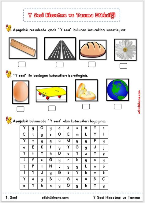 Y Sesi Hissetme Ve Tan Ma Etkinlikleri Etkinlikhane