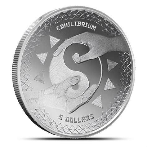 Oz Silver Tokelau Equilibrium Coins Silver