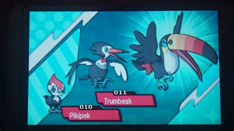 Pokemon Moon Trumbeak Evolving Into Toucannon YouTube