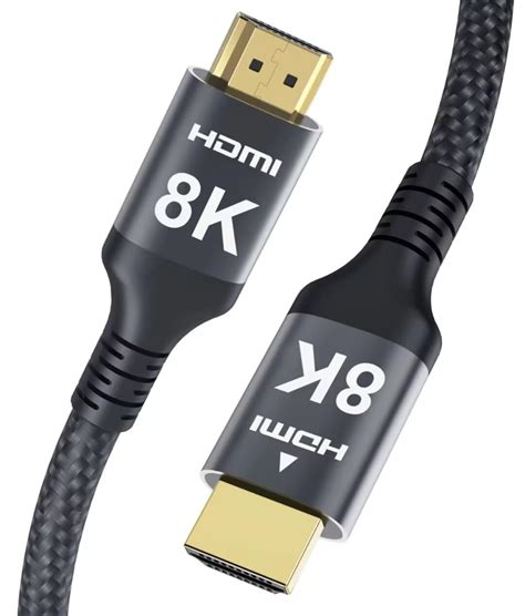 Adauxter 8k HDMI Kablosu 10M Yüksek Hızlı HDMI Kablosu 4K 144Hz 120Hz