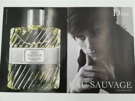 Alain Delon Publicit De Presse Parfum Dior Eau Sauvage Eur