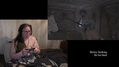 Naked Resident Evil Village Play Through Part Play Natural Tits Video