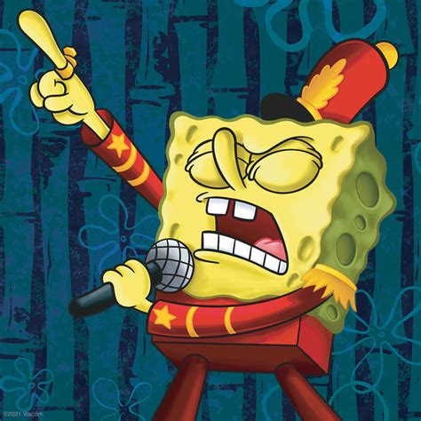 Super7 Spongebob Reaction Figure W2 Band Geeks Spongebob Urban Attitude