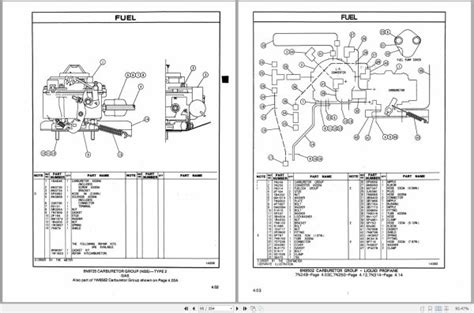 Cat Forklift T40c T50c T55c Spare Parts Manual