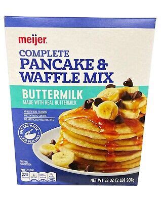 meijer buttermilk complete pancake waffle mix  oz ebay