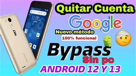 Eliminar Cuenta Google A Sky Black Y Otros Modelos Android Y