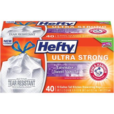 Hefty 13 Gal. Ultra-Strong Scented Trash Bags 40 Ct. by Hefty at Fleet Farm