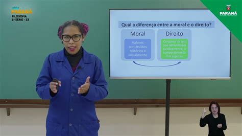 2022 Resumo Da Aula 1ª Série Filosofia Aula 23 Lei Moral E