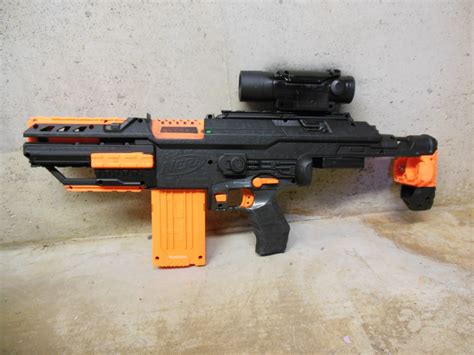 Lasagna Nerf Mods Black And Orange Stampede Smg