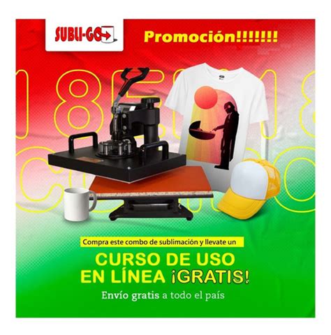 Kit Combo 10 En 1 Maquina Sublimar C Impresora 45artículos Envío gratis