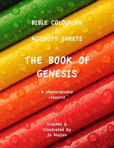 Amazon Bible Colouring Activity Sheets The Book Of Genesis A