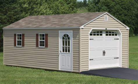 A Frame Garage Vinyl Amish Backyard Structures