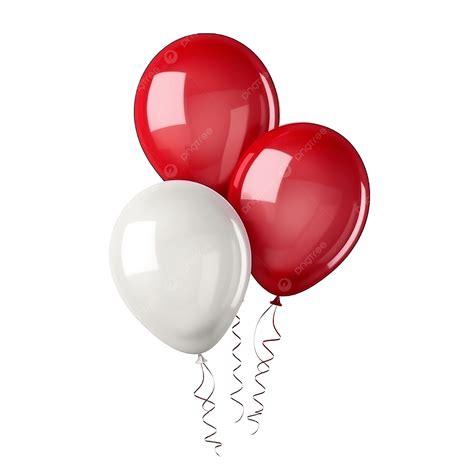 red  white balloons helium balloons helium red png transparent