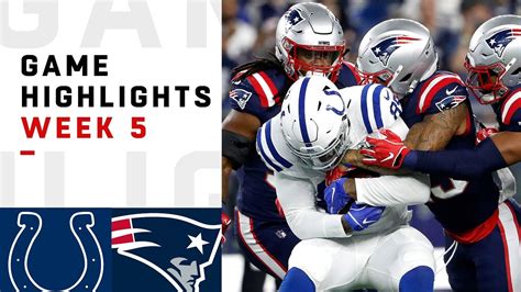 Colts Vs Patriots Week 5 Highlights Nfl 2018 Youtube