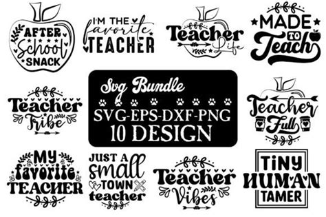 Teacher Svg Bundle Back To School Svg Graphic By Svg Design Hub