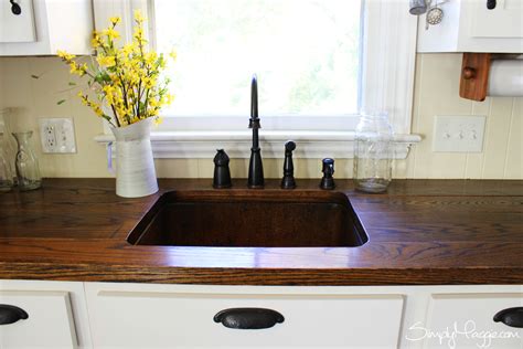 DIY Wide Plank Butcher Block Counter Tops SimplyMaggie