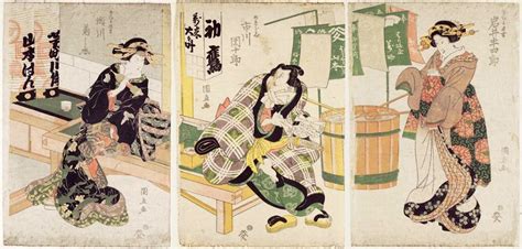 Utagawa Kuninao Actors Iwai Hanshirô V as the Geisha Chôkichi