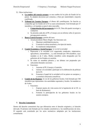 Derecho Comunitario Apuntes PDF