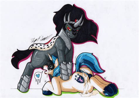 3246820 Explicit Artist Rottenowl King Sombra Shining Armor Pony