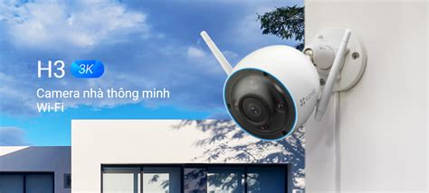 Camera ngoài trời IP wifi EZVIZ CS H3 R100 1J5WKFL 5MP Máy In Văn Phòng