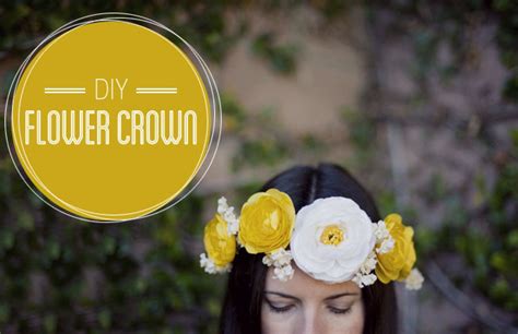 DIY: Flower Crown - Green Wedding Shoes