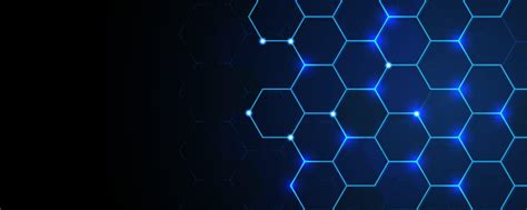 Hexagonal Abstract Technology Background Vector Illustration